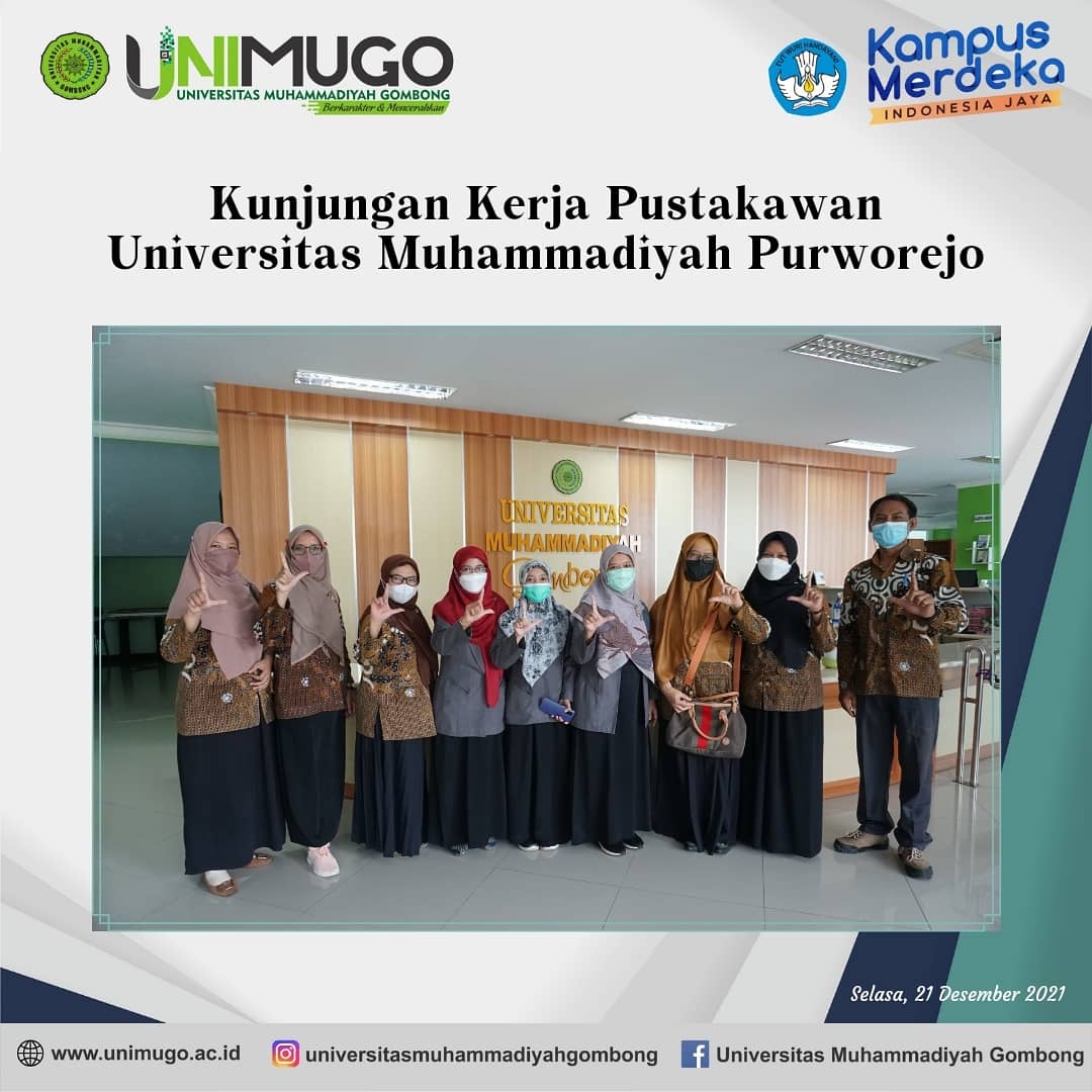 Kunjungan Kerja Pustakawan Universitas Muhammadiyah Purworejo